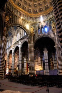 Intérieur cathédrale Sienne